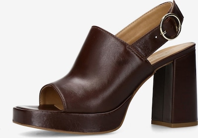 SACHA Sandales en brun foncé, Vue avec produit