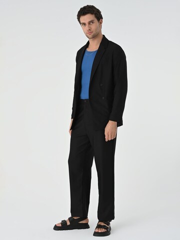 Antioch Slimfit Oblek – černá