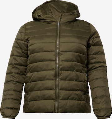 ONLY Carmakoma Between-Season Jacket 'TAHOE' in Green: front