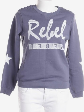 ZOE KARSSEN Sweatshirt & Zip-Up Hoodie in S in Blue: front