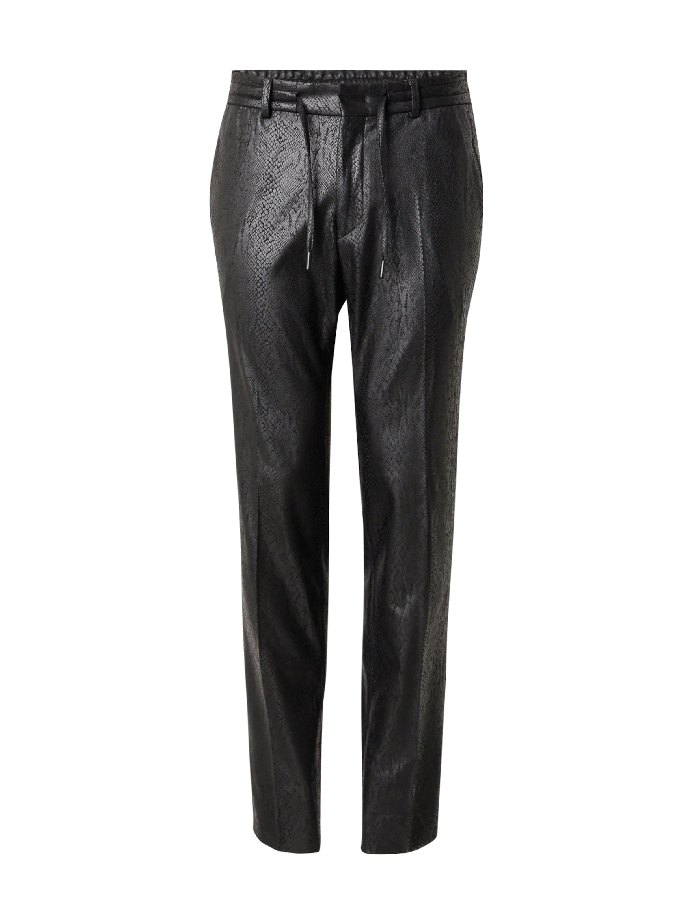 Karl Lagerfeld Обычный Плиссированные брюки в Черный: спереди