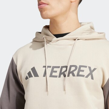 ADIDAS TERREX Athletic Sweatshirt in Brown