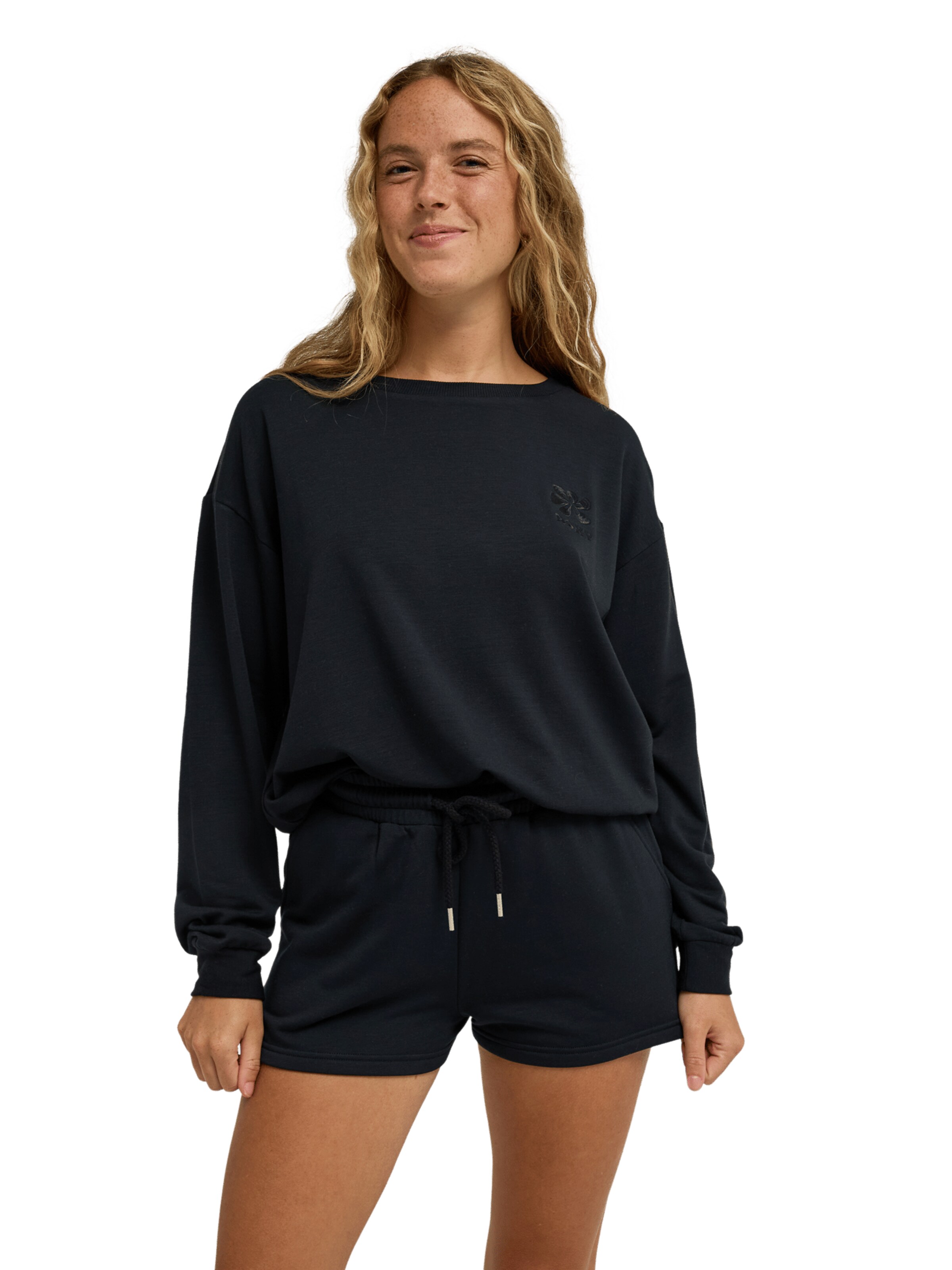 ROXY Regular Shorts 'Surfing By Moonlight' in Grau: Vorderseite