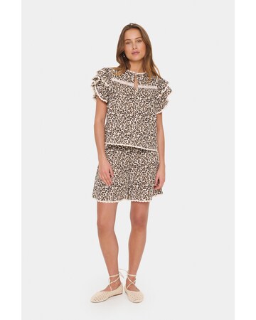 SAINT TROPEZ Blouse in Beige