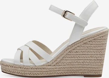 TAMARIS - Sandalias con hebilla en blanco