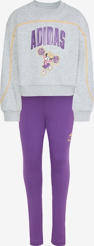 ADIDAS SPORTSWEAR Trainingspak 'Disney Minnie Maus' in Grijs: voorkant
