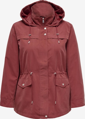 ONLY Carmakoma - Parca de entretiempo 'CARNewstarline' en rojo: frente