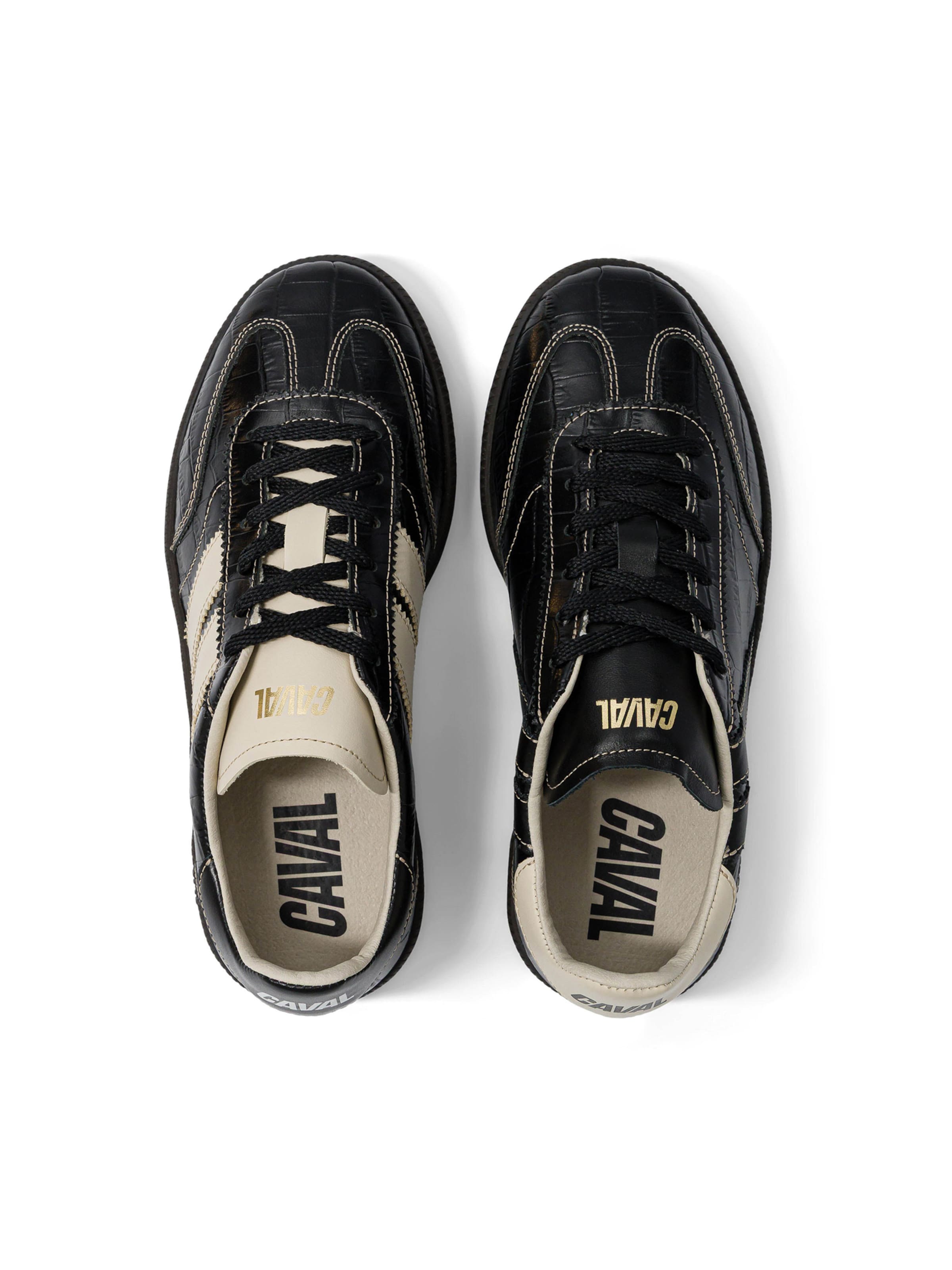 Caval - Sapato com atacadores ' PULSE ' em preto