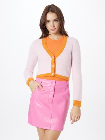 Cardigan ONLY en rose : devant