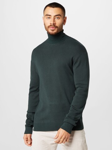 Pull-over 'YAKOB' minimum en vert : devant