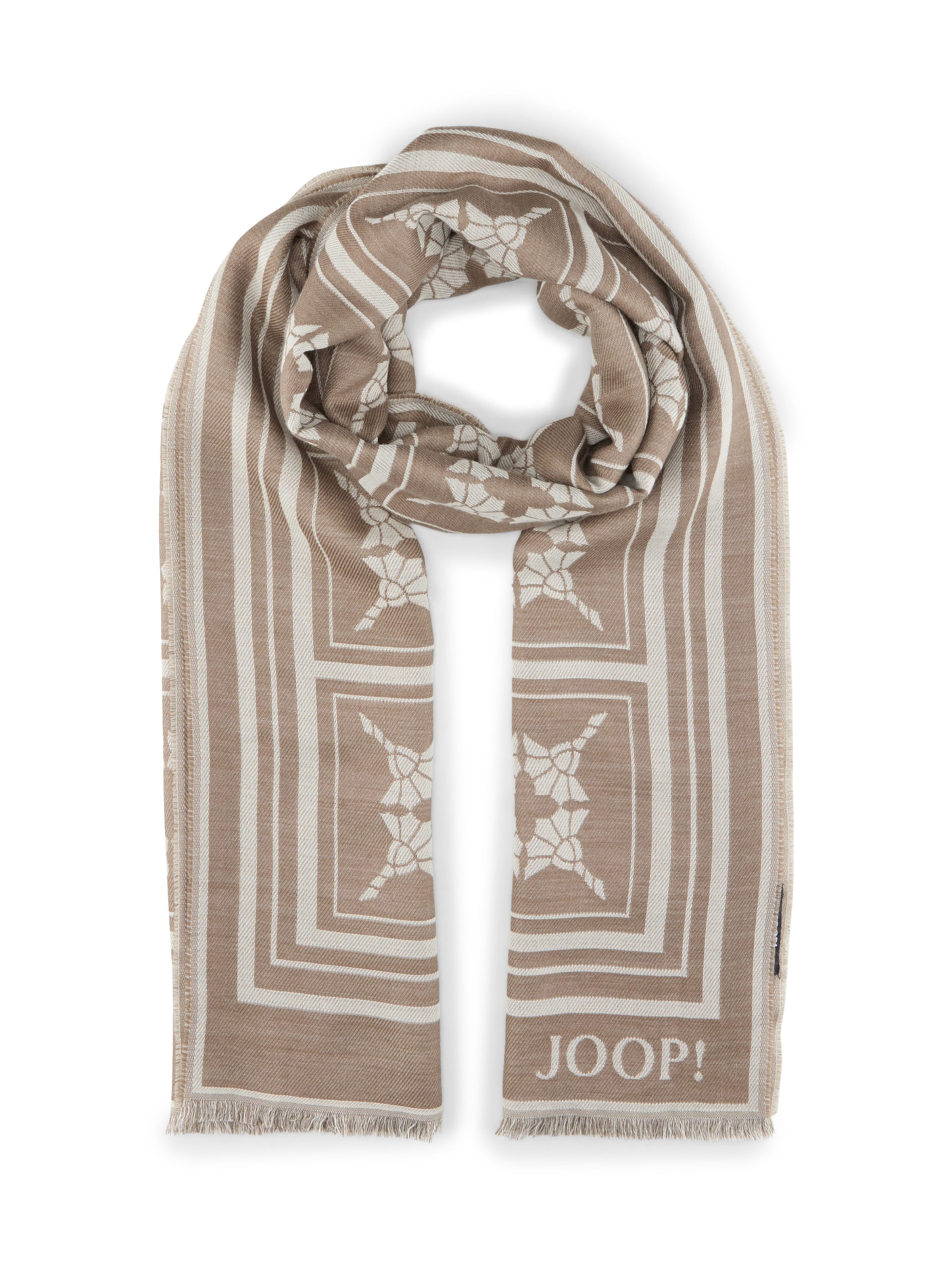 JOOP! Schal 'Federico' in Beige: Vorderseite