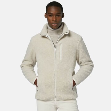 Boggi Milano Sweatvest in Bruin: voorkant