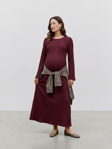 Robe MAMALICIOUS en rouge : devant
