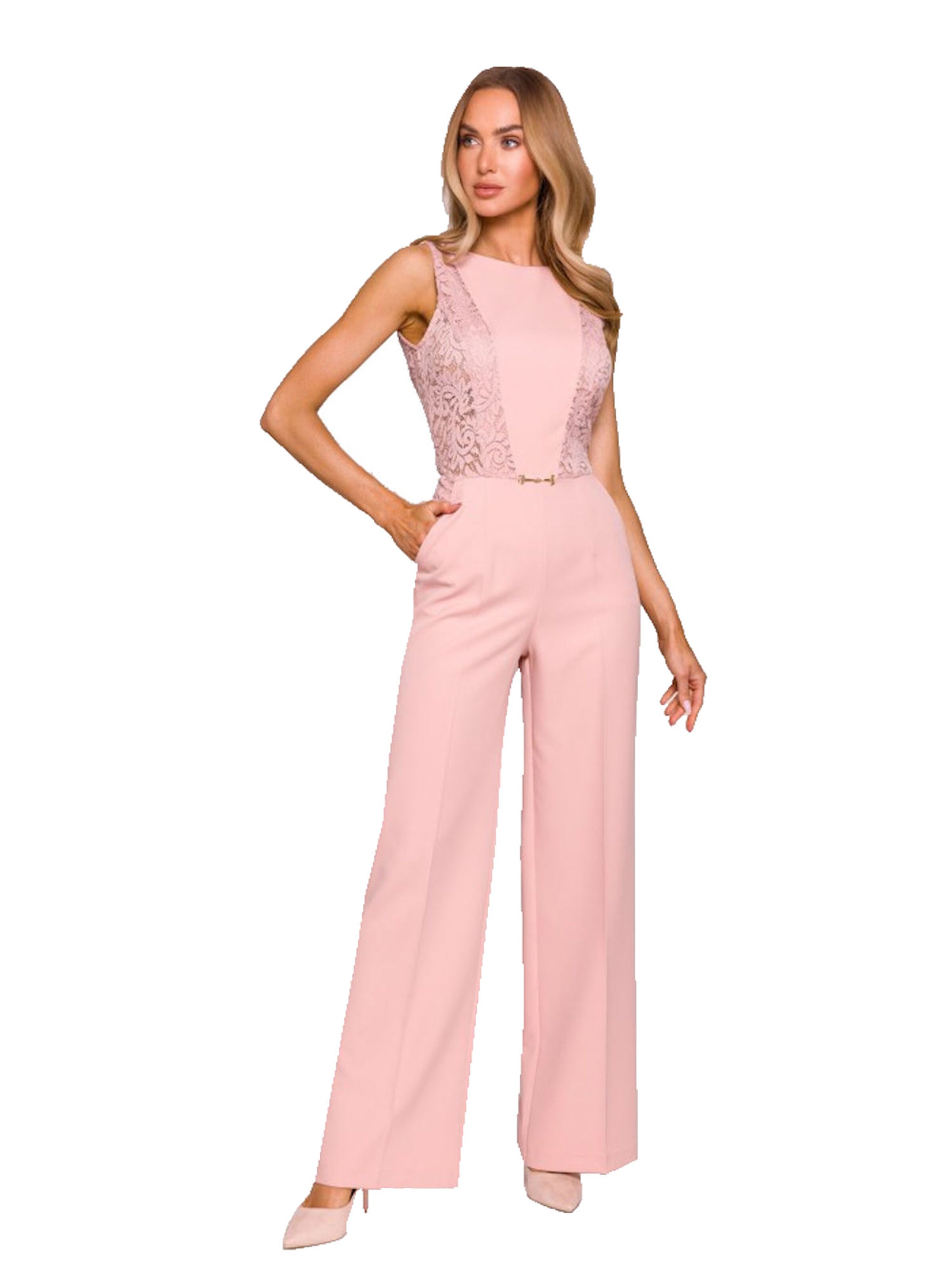 Numoco Jumpsuit 'Overall Eva'‌‌‌‌ in Pink