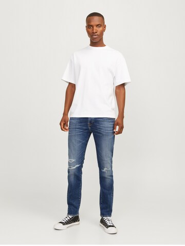 JACK & JONES - regular Vaquero ' JJIMIKE JJFOX' en azul