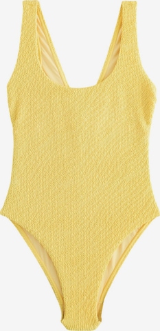 Bustier Maillot de bain Next en jaune : devant