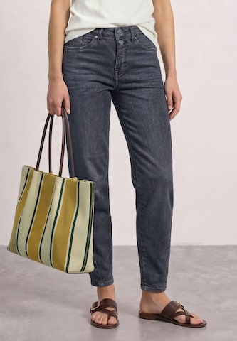 STREET ONE Loosefit Jeans in Grau: Vorderseite