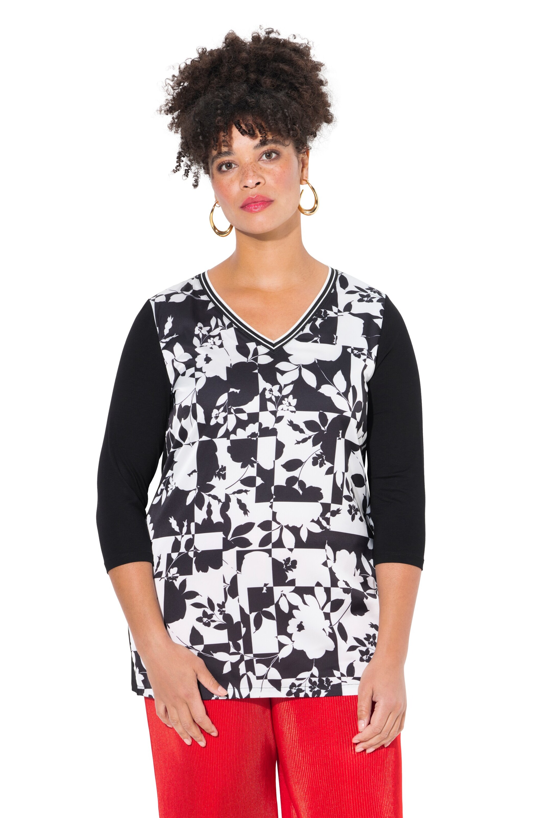 MIAMODA Bluse in Schwarz: Vorderseite