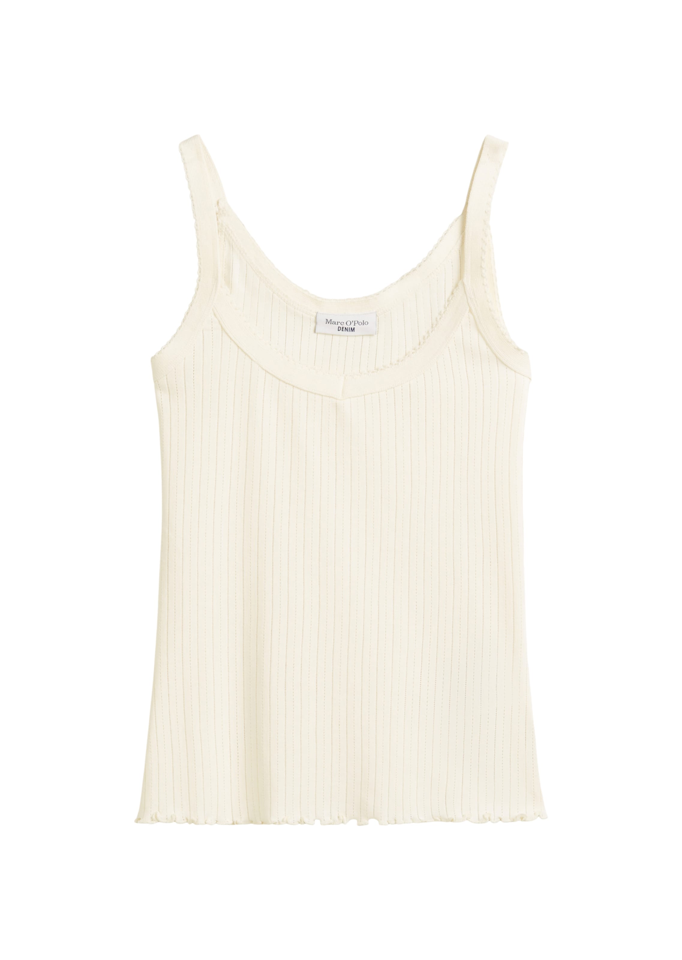 Marc O'Polo DENIM Top in Weiß: Vorderseite