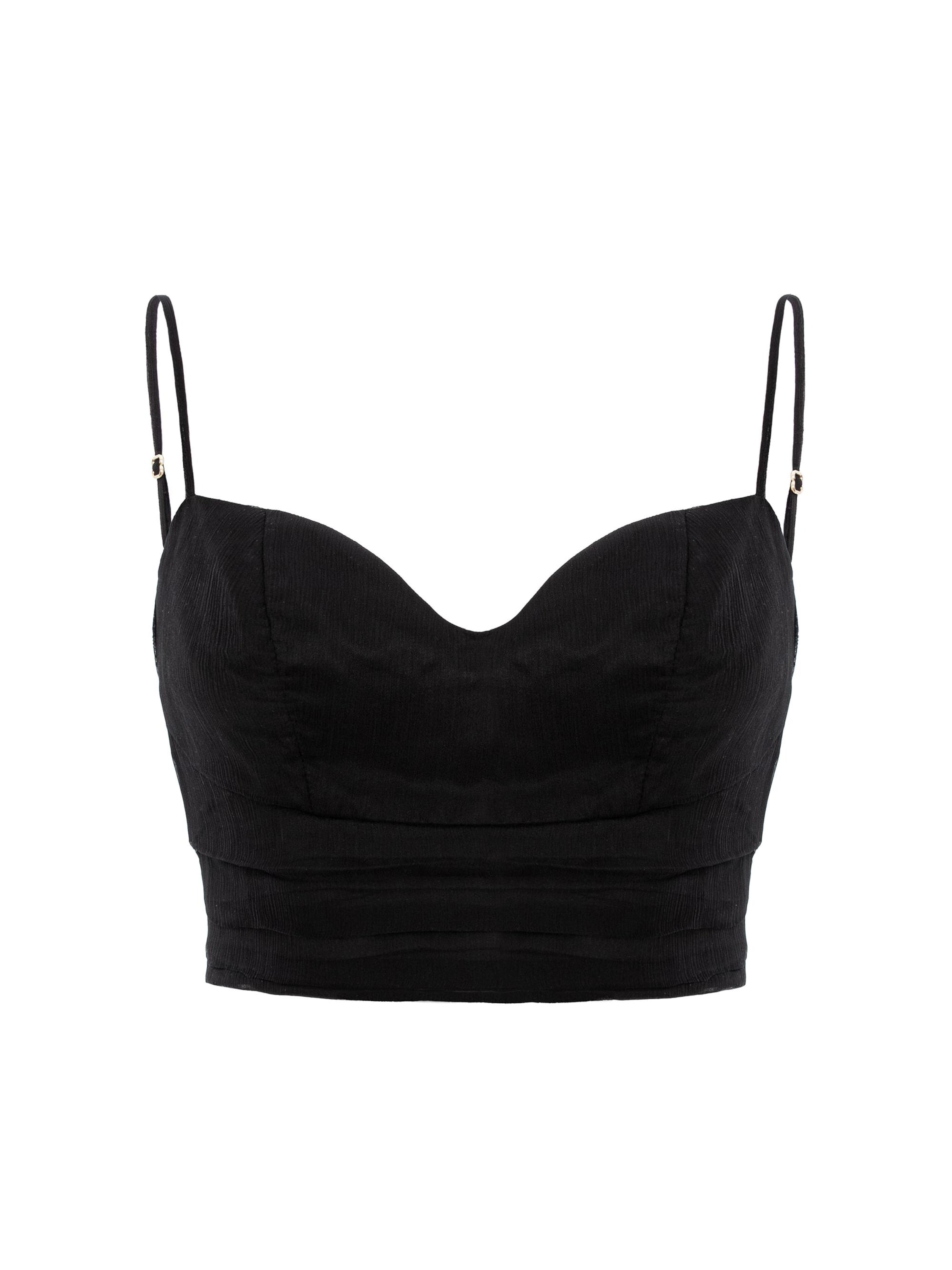AVENUE N°29 - Blusa en negro: frente