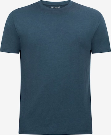 GREENBOMB Performance shirt ' Basic Loom ' in Blue: front