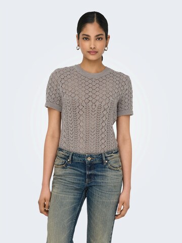 ONLY Sweater 'ONLSAGA' in Brown: front