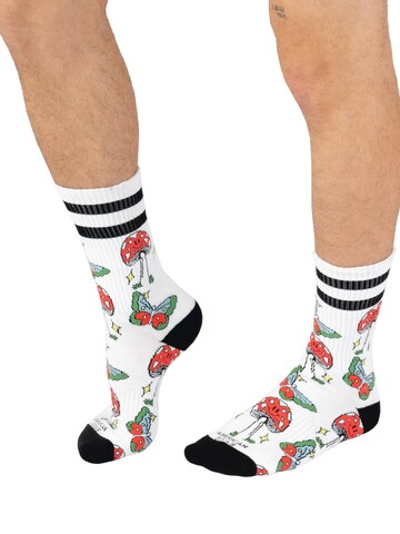 American Socks - Calcetines 'Never Stop Growing' en blanco