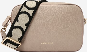 Coccinelle Crossbody Bag 'Tebe' in Beige: front