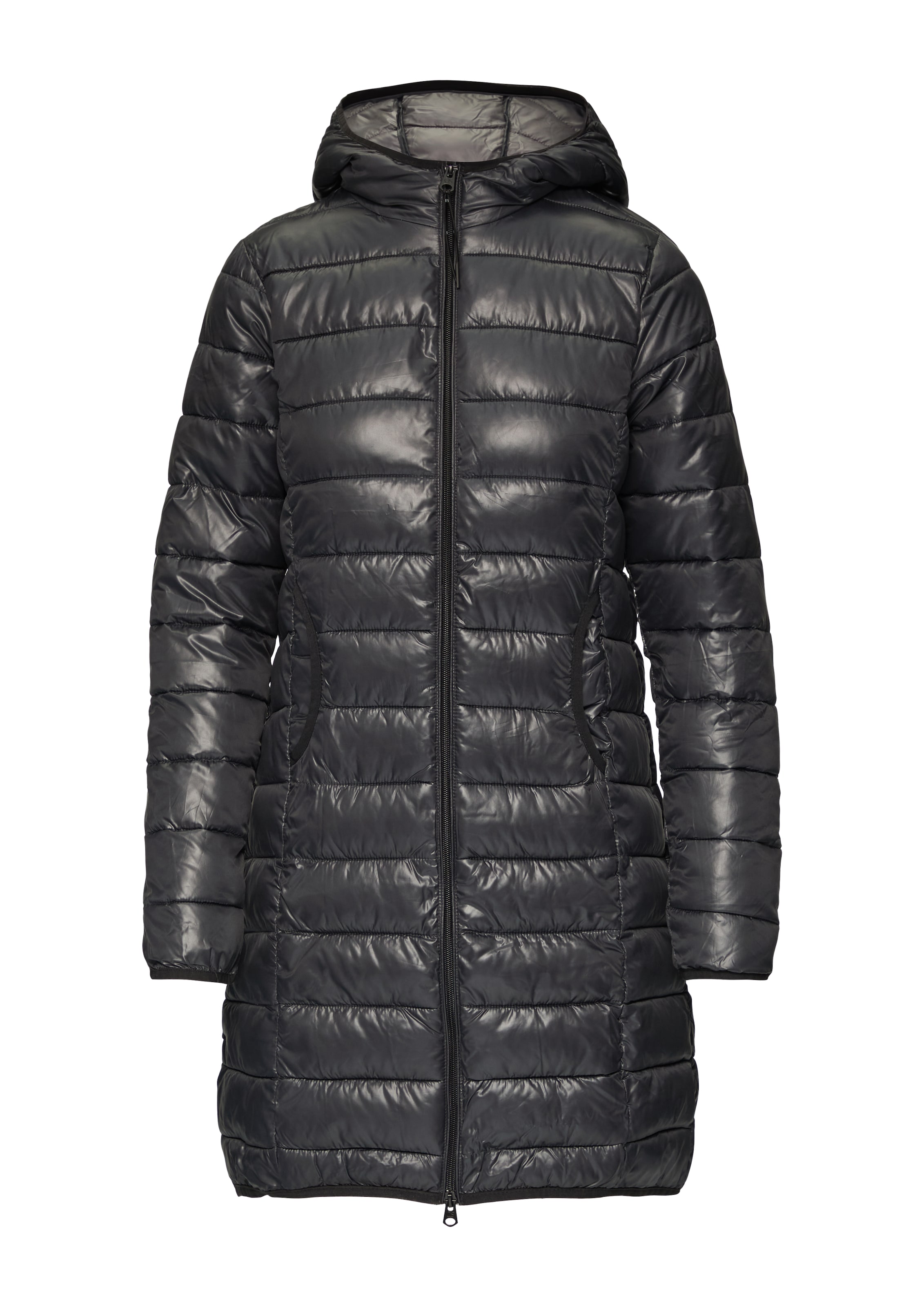 QS Übergangsmantel in Grau: Vorderseite