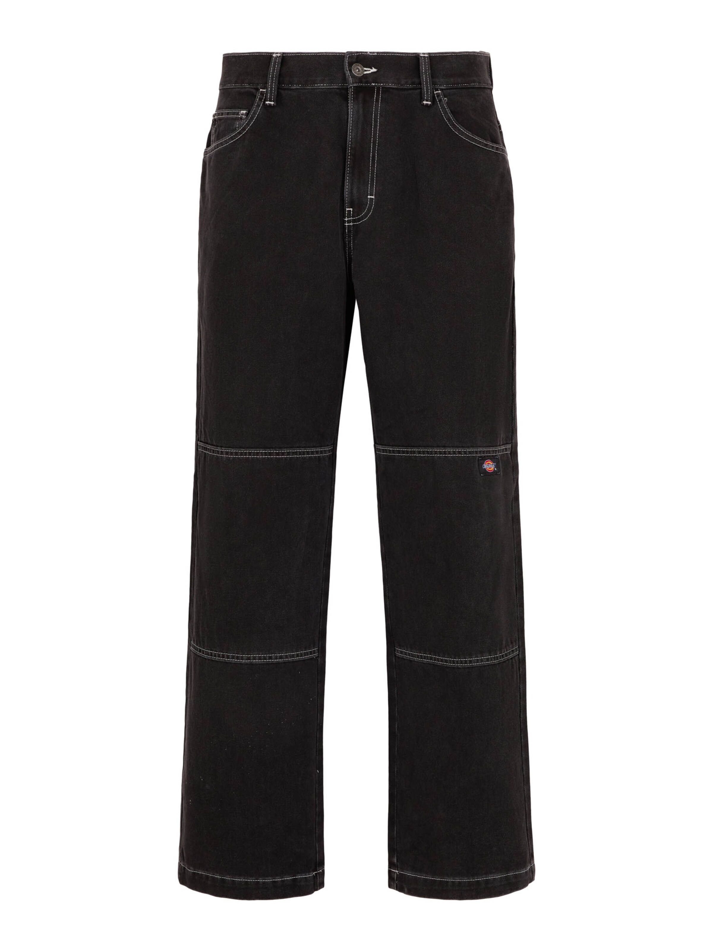 DICKIES Loosefit Jeans in Schwarz: Vorderseite