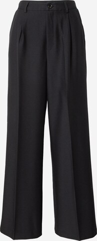 TOM TAILOR DENIM Pleated Pants in Black: front