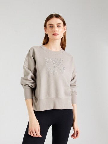 DKNY Performance - Sweatshirt de desporto em cinzento: frente