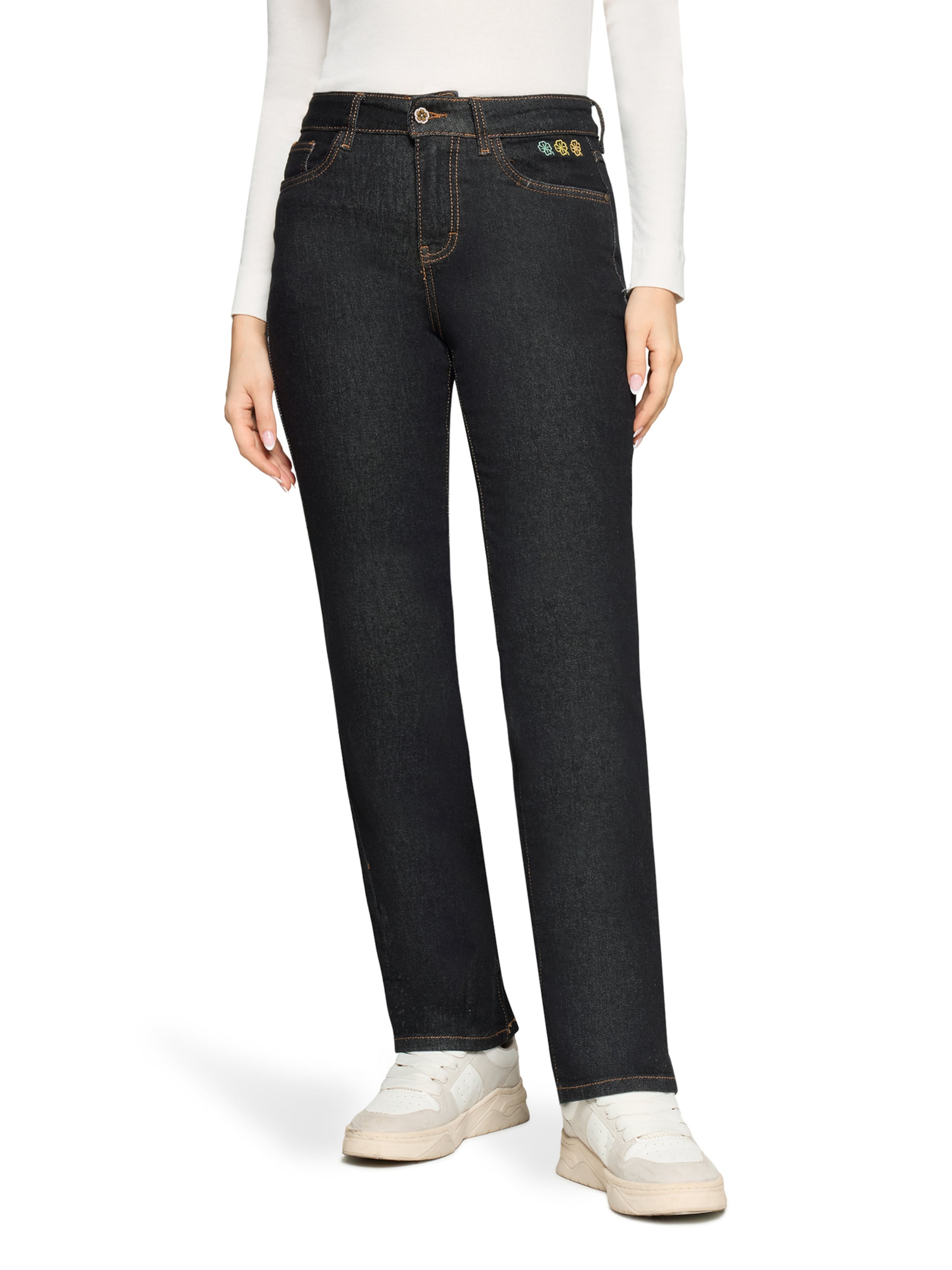 Regular Jean Cartoon en noir : devant