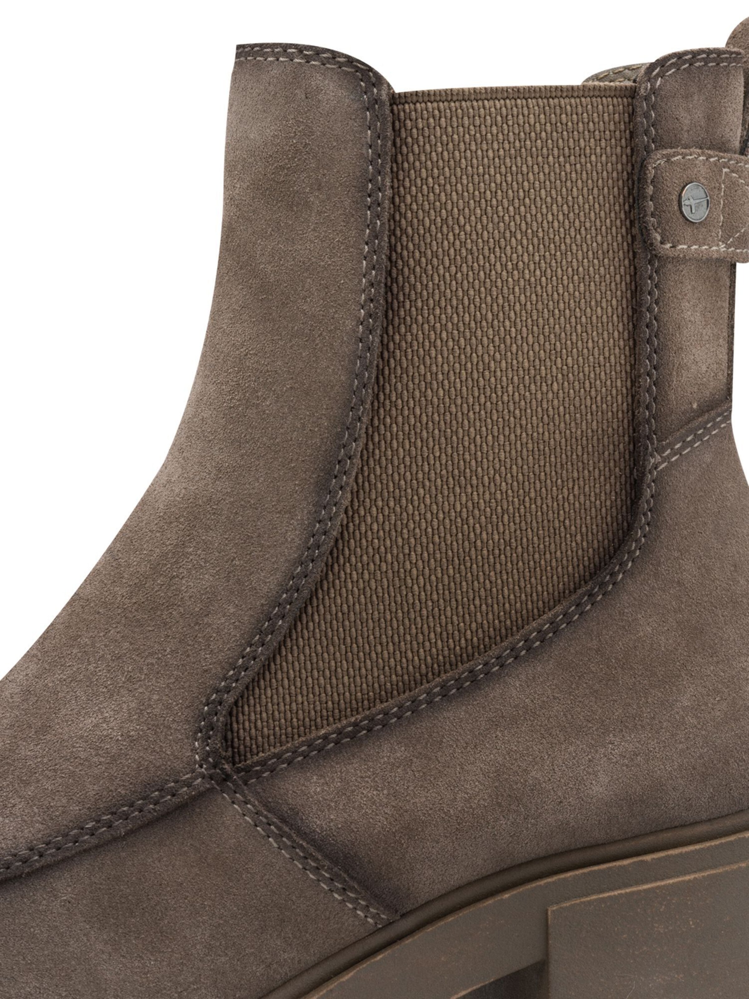 Tamaris Chelsea boots in Beige