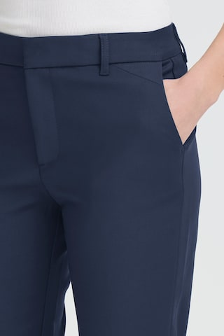 Regular Pantalon Pulz en bleu