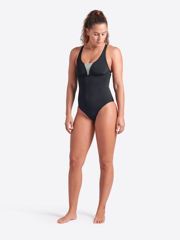 ARENA Bustier Badedragt 'SOLID CONTROL PRO' i sort