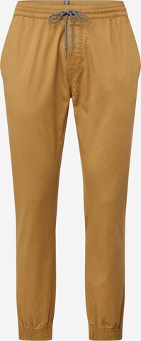 Volcom Tapered Broek 'FRICKIN' in Bruin: voorkant