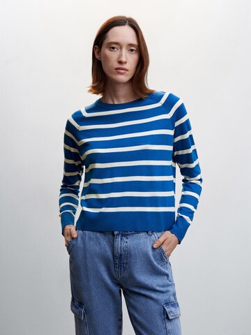 MANGO Sweater 'LUCCA' in Blue: front
