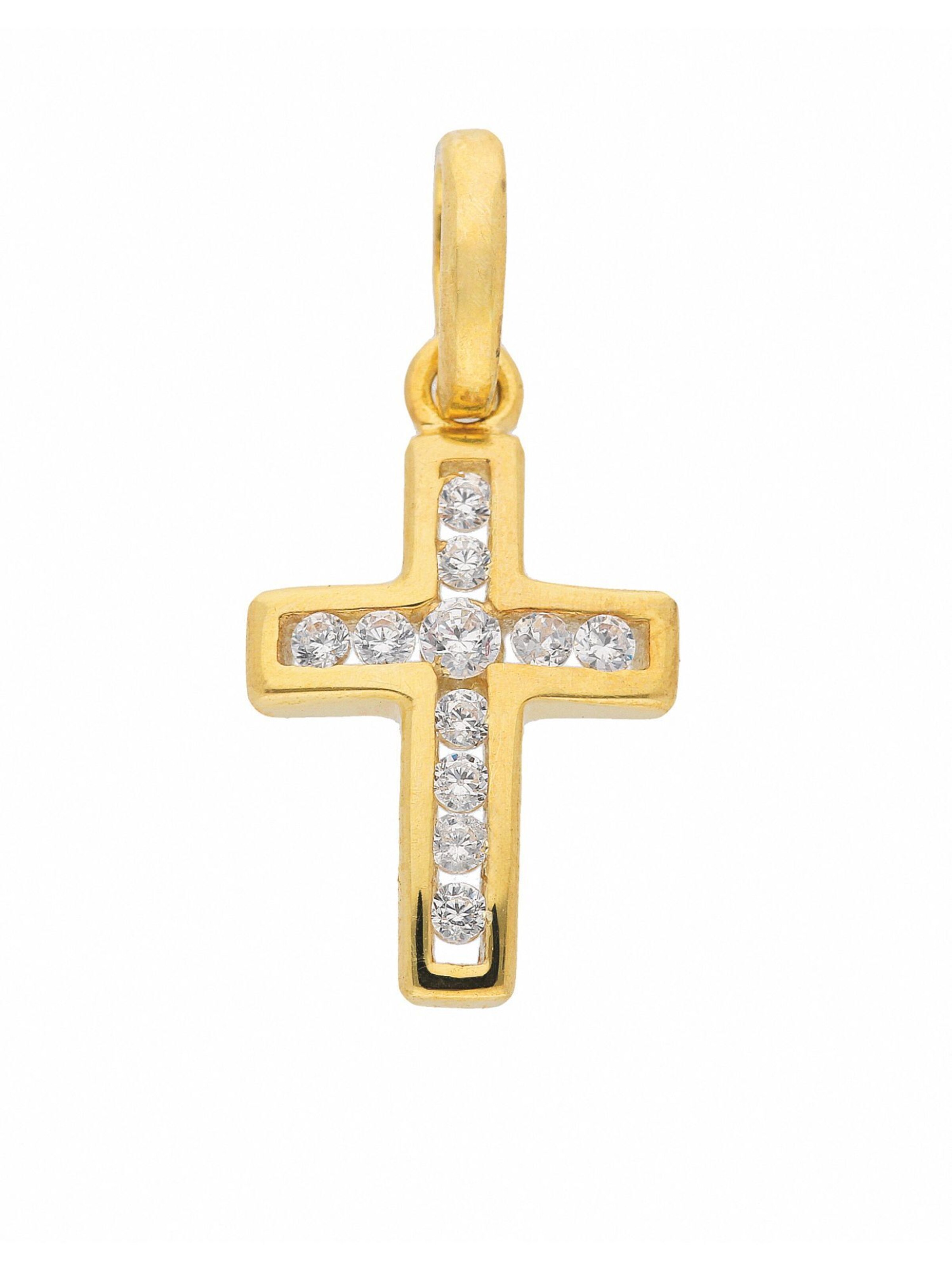 Adelia´s Pendant in Gold: front