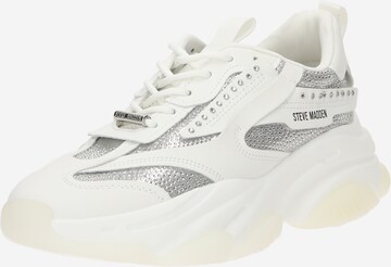 Sneaker bassa 'Posseionr' di STEVE MADDEN in bianco: frontale