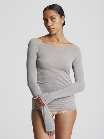 Gai+Lisva Shirt 'Amalie' in Grijs: voorkant