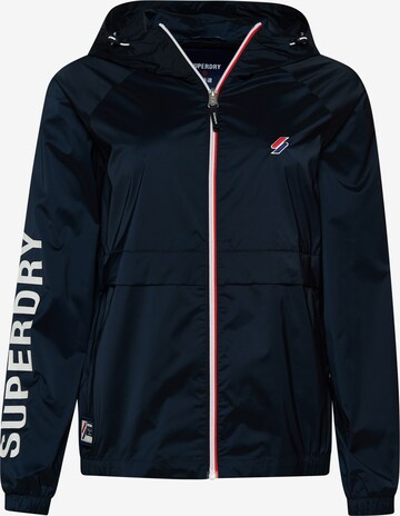 Superdry Tussenjas in Blauw: voorkant