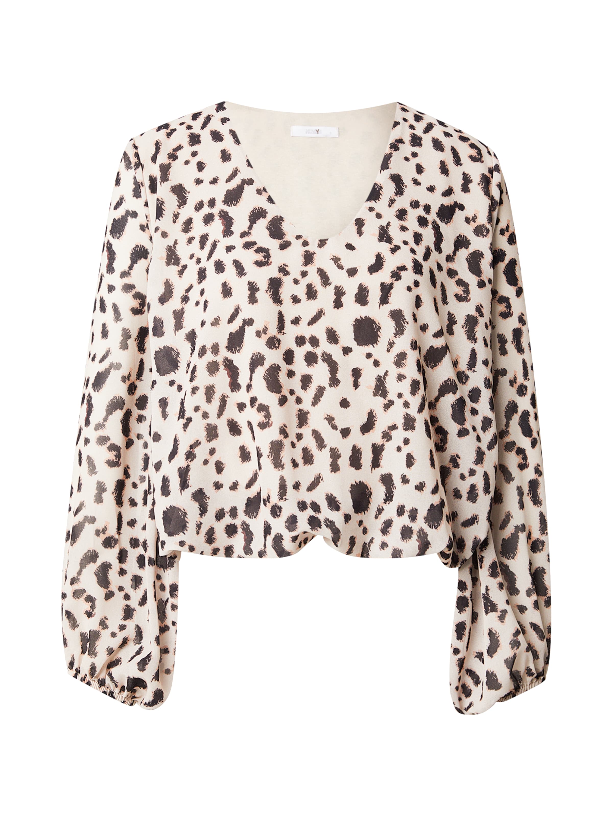 Bluză 'Ja44smina' Hailys pe bej / ciocolatiu, Vizualizare produs