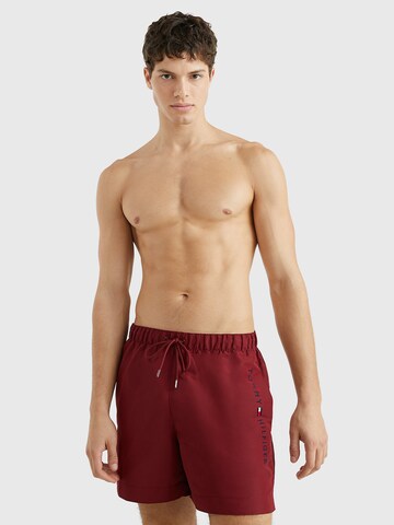 Tommy Hilfiger Underwear Badeshorts in Rot: predná strana