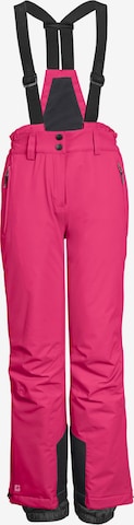 regular Pantaloni sportivi di KILLTEC in rosa: frontale