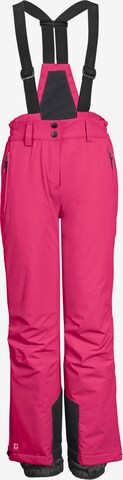 KILLTEC Regular Workout Pants in Pink: front