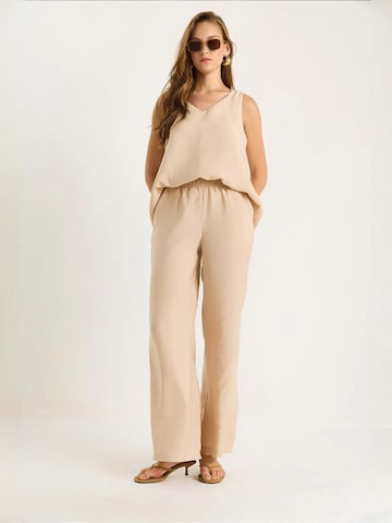 Bianco Lucci Broekpak in Beige