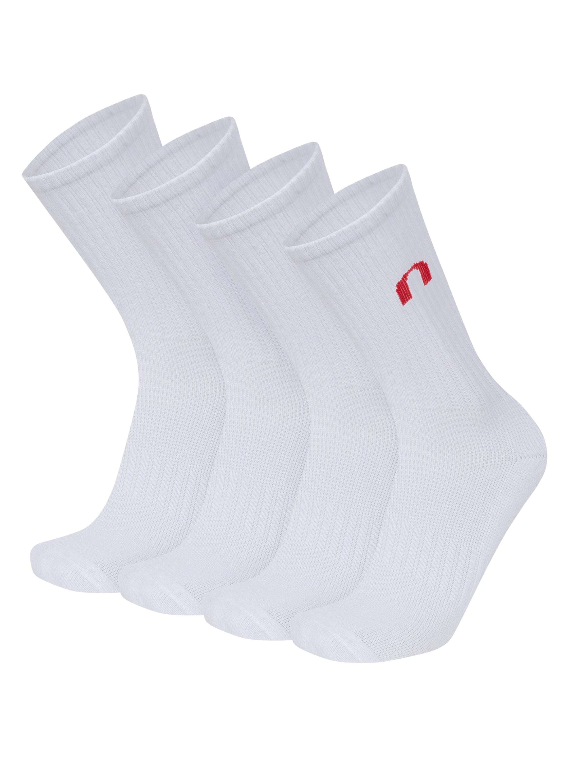 Circle Five Sports socks in White: front