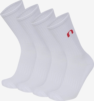 normani Athletic Socks in White: front