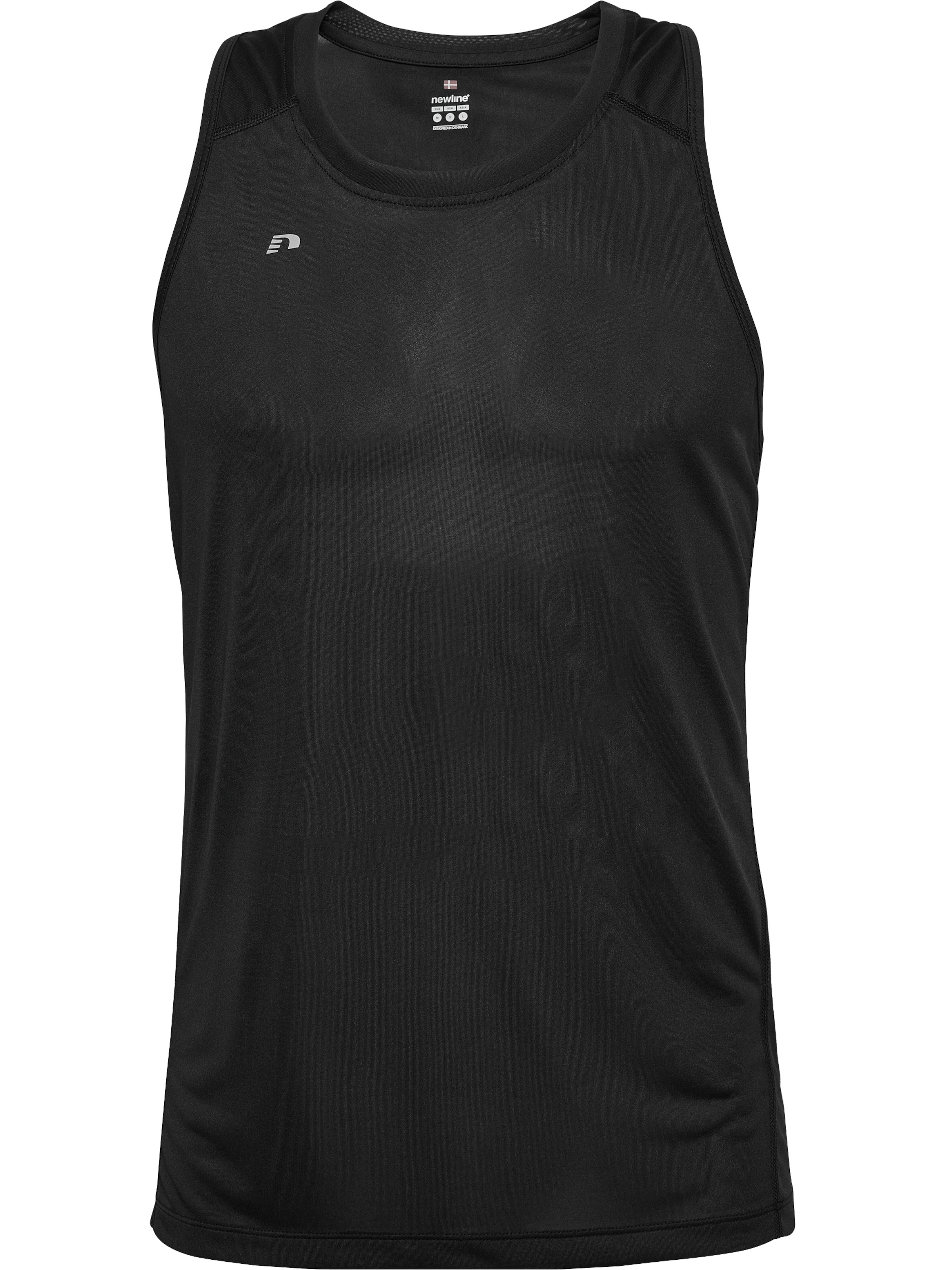 Newline Functioneel shirt 'Beat Singlet' in Zwart: voorkant